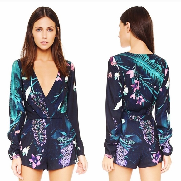 Stylestalker Oasis Floral Romper Jumpsuit - Picture 1 of 3